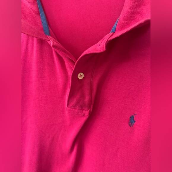 Polo by Ralph Lauren|Men’s Short sleeve Polo in Vibrant Pink color,Size XL••• - Picture 10 of 11